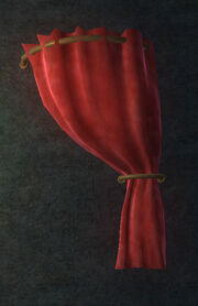 Red Velvet Curtain Right Placed