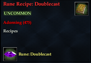 Rune Recipe- Doublecast