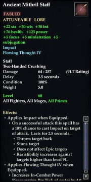 Ancient Mithril Staff