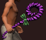 Candy-Striped Cudgel of Gloom (Equipped)