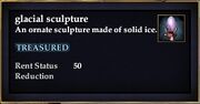 Glacial sculpture
