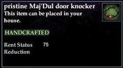 Maj'Dul Door Knocker