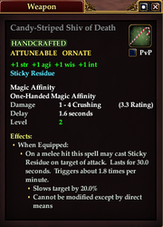 Candy-Striped Shiv of Death
