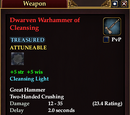 Dwarven Warhammer of Cleansing