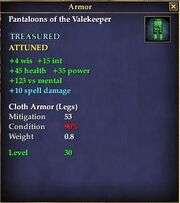 Pantaloons of the Valekeeper