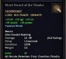 Short Sword of the Ykesha