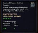Sootfoot Magma Skirted Greaves