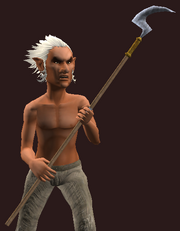 Bladed Stave of the Five Rings (Equipped)