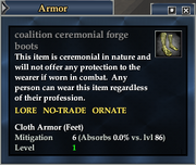 Coalition ceremonial forge boots