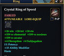 Crystal Ring of Speed