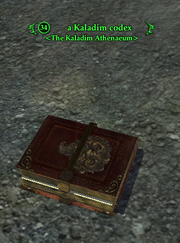 A Kaladim codex