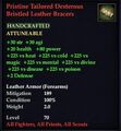 Pristine Tailored Dexterous Bristled Leather Bracers.jpg