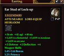 Ear Stud of Lock-up