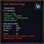 Dark Sabatons of Rage