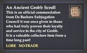 An Ancient Grobb Scroll