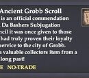 An Ancient Grobb Scroll