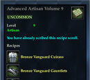 Advanced Artisan Volume 9