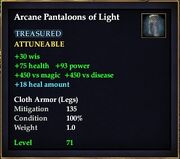 Arcane Pantaloons of Light