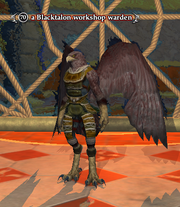 A Blacktalon workshop warden