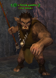 A Terrok gambler