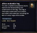 Albino snakeskin bag (Item)