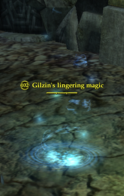 Gilzin's lingering magic