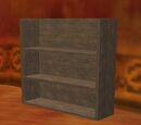 A pristine standard ash bookcase