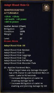Adept Blood Hide Gi