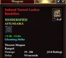 Imbued Tanned Leather Bandolier