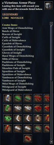 A Victorious Armor Piece (Ring War)