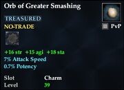 Orb of Greater Smashing