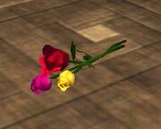 Yellow, Pink, and Red Roses (Visible)