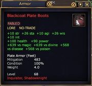 Blackcoat plate boots