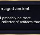 A lightly damaged ancient medallion