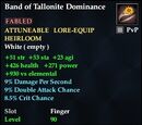 Band of Tallonite Dominance