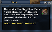 Desiccated Halfling Skin Mask