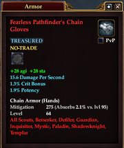 Fearless Pathfinder's Chain Gloves