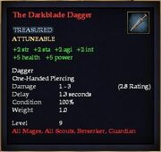 The Darkblade Dagger (Equipment)