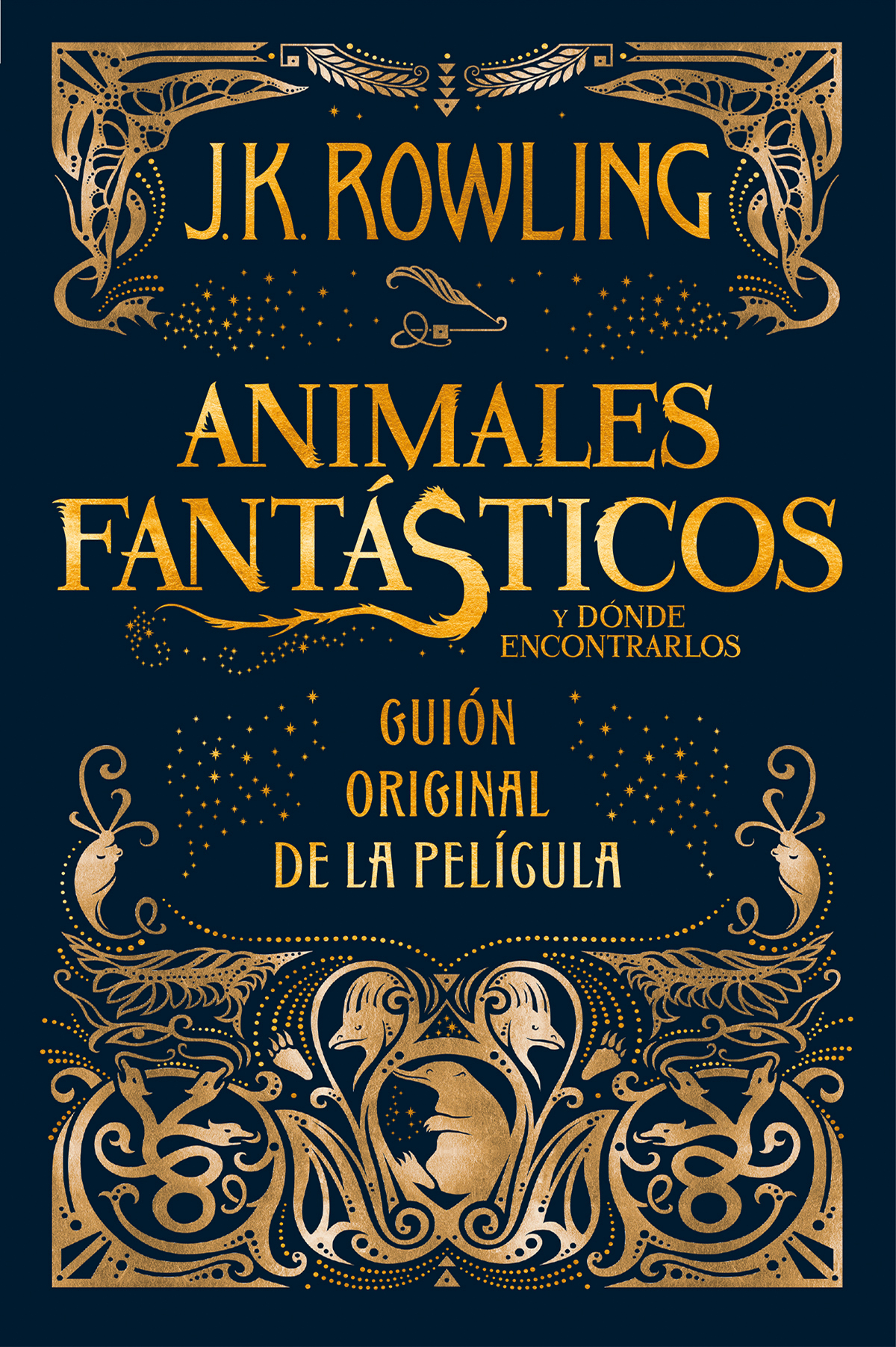 Resultado de imagen de portada animales fantásticos guión