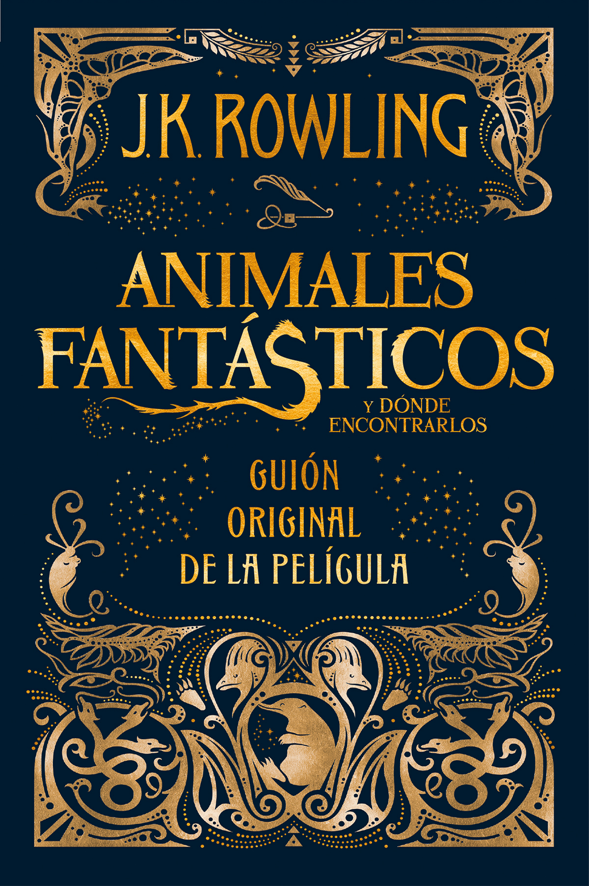 Resultado de imagen de portada animales fantásticos guión