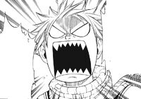 Natsu expresses his anger