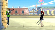 Erza after pinning Evergreen