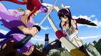 Erza y Kagura Chocan