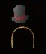 8bit top hat icon