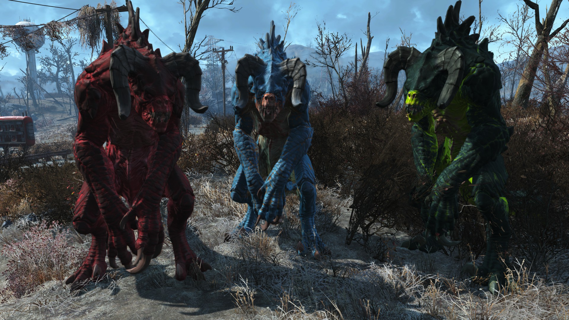Image - FO4 Chameleon Deathclaw Line-up.jpg | Fallout Wiki | FANDOM