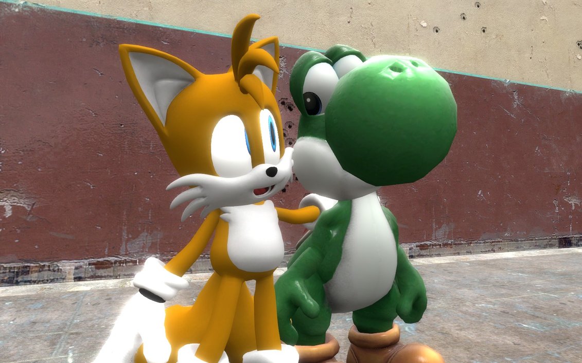 image  tails and yoshi gmodspartist98  fan
