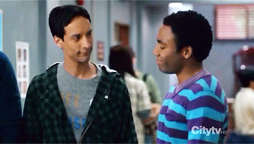 Troy and Abed handshake 