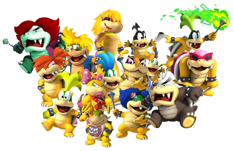 Image All the Koopalings.png Fantendo Nintendo Fanon Wiki
