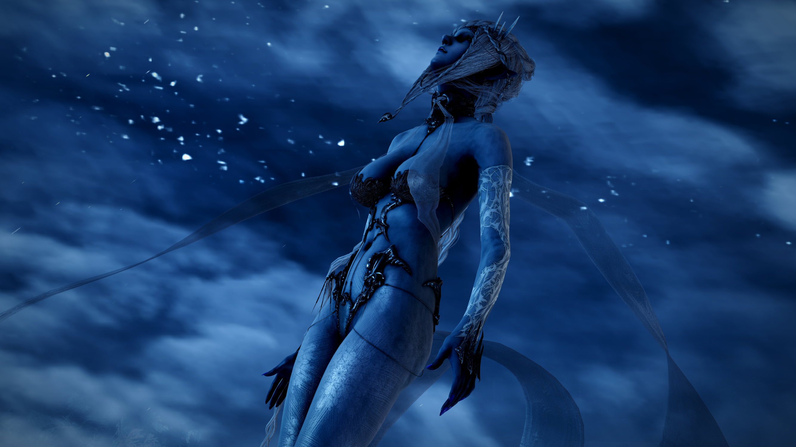 Shiva Final Fantasy XIV Fan art — Marie-M Pepins 