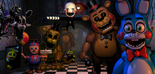 Fnaf 2 all animatronics